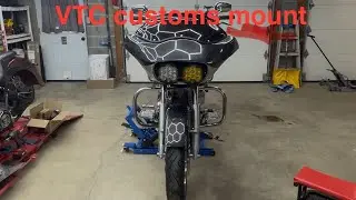 Установка крепления фары Villatucky Customs 98-13 Road Glide, инструкция