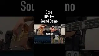 Boss BP-1w Sound Demo (Bass) 2 #shorts