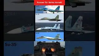 Russian &lsquo;Su&rsquo; Fighter Jets ✈️ | Su-27, Su-30, Su-33 & Su-35 Explained 🇷🇺