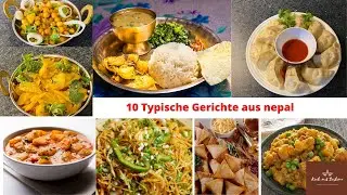 Nepalesisches Essen,  Typische Gerichte aus Nepal, Traditionelle K&uuml;che, Street Food aus Nepal,