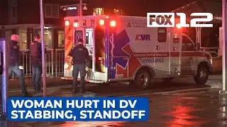 UPDATE: Woman stabbed, man faces domestic violence charges after standoff in Portland