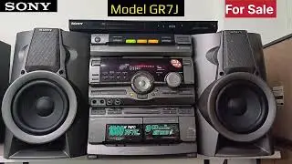 SONY MiNi Hi-fi GR7J- 140(Rms ) Made in Japan Music System 