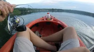 KAYAK Fishing For Early Summer Bass In Rock County, WI