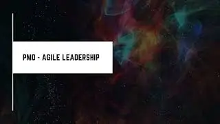 PMO   Agile Leadership