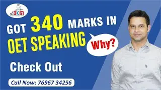 Got 340 in oet speaking and want to know why ? Watch this video @drbkmoetgermannclex