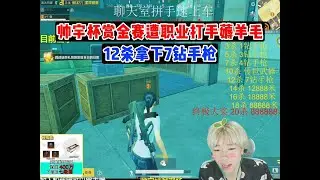 帅宇杯赏金赛遭职业打手薅羊毛12杀拿下7钻手枪 #和平精英地铁逃生 #爆率 #开箱#帅宇