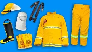 Conoce las partes de un traje de bombero