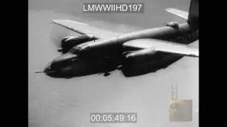 US 9TH AIR FORCE MARAUDERS BLAST NAZI INSTALLATIONS; B-26S LOADED AND TAKE OFF FROM EN - LMWWIIHD197