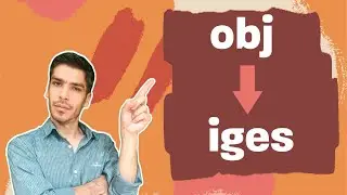 how to convert obj to iges