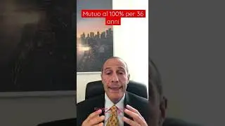 Mutuo al 100% per 36 anni. Riesci ad averlo in banca? www.alfonsoselva.it