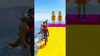 GTA 5 Epic Water Ragdolls Spiderman Jump/Fails Ep 1302 #shorts