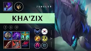 Kha'Zix Jungle vs Lillia - KR Diamond Patch 25.24
