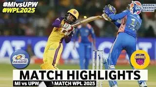 Mi vs up highlight match  wpl 2025