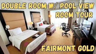 Fairmont GOLD Double Room with Pool View Tour | Fairmont Hotel | Staycation | Vlog Ni Jorem