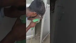 aluminium door lock installation