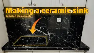 Build your own ceramic sink at Home🏠😍