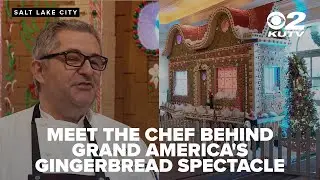 Meet the pastry chef behind Grand America's giant holiday gingerbread spectacle