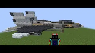Minecraft trying to make a F-22 Raptor