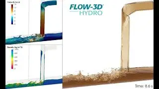 Vortex Drop Shaft | FLOW-3D HYDRO