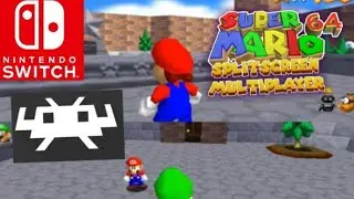 how to play Mario 64 split screen multiplayer on Nintendo switch