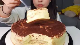 Mukbang Eating Show 먹방 | Chocolate Mousse Cake | ASMR (Big bites) 吃巧克力慕斯蛋糕 أكل كعكة الشوكولاته الموس