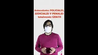 Antecedentes PENALES, JUDICIALES Y PENALES totalmente GRATIS | PNP