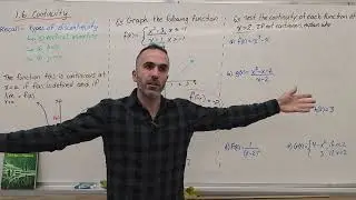 1.6 Continuity (Grade 12 Calculus, MCV4U)