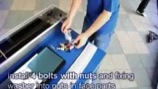 Assembly instructions for MINIB floor convectors