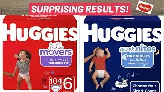 HUGGIES LITTLE MOVERS VS  HUGGIES OVERNITES WHICH SHOULD I CHOOSE?|Overnight Diapers