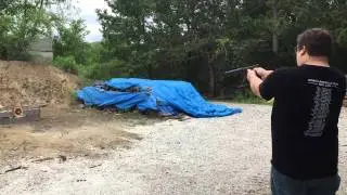 Glock 19 with AAC TiRant 45 fired wet using 147gr subsonic ammo.