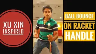 Asia Table Tennis Trick Shot Challenge by AB|Xu Xin inspired Ball tapping |Ball control , focus