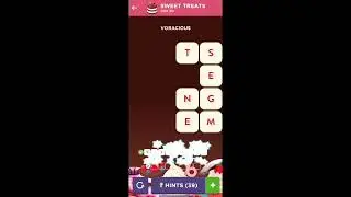 WordBrain 2 Sweet Treats Event Day 20 April 30 2021 Answers and Solutions