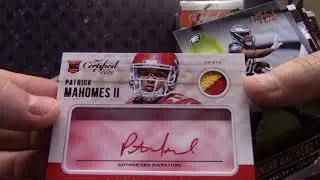 2017 Donruss Certified Cuts Football 6 Box 1/2 Case Serial #s GB