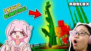 I grew a BEANSTALK in Grow a Garden! | Roblox | Grow a Garden