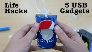 1 2 3 4 5 Incredible USB Gadgets YOU can make at Home | Life Hacks