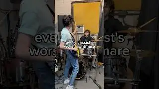 Every Bassist's Worst Nightmare #bandhumor #bandmemes #bass #bassist