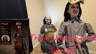 My Unboxing and Set Up Of Trixie From Spirit Halloween 2025! #halloween #spirithalloween 