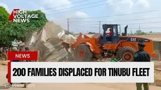 Tinubu Govt Displaces 200 families to accommodate presidential air fleet