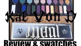 Kat Von D Metal Matte Palette Review & Swatches