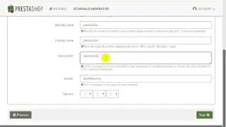 how to create a prestashop module