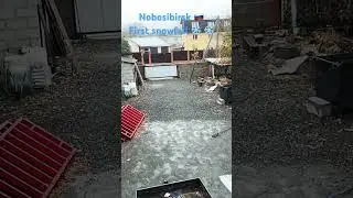 Russia🇷🇺nobosibirsk first snowfall ❄️. #foryou #edms #travel #viralvideo #snow #rain #youtubshorts