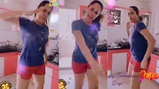 Anchor Anasuya Bharadwaj Dance Practice | Anchor Anasuya Latest videos - filmyfocus.com