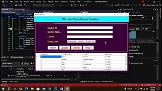 Student Enrollment System Using VB.NET