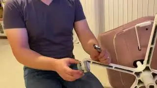 30 seconds fix: Remove IKEA chair wheel/casters locks, no damage, no special tools