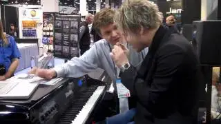 Smooth Jazz Legend, Brian Culbertson discussing the Rhodes Mark 7 MIDI at NAMM 2010.