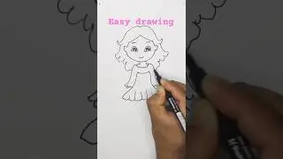 How To Draw An Angel 😇 | Angel Drawing Easy | #shorts #angel