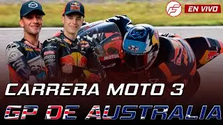 🔴GP DE AUSTRALIA EN VIVO: CARRERA MOTO 3 - CORREN VALENT&Iacute;N PERRONE Y MARCO MORELLI | FORMULA EXTREMA