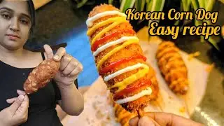 Why go out when you can make Korean Corn Dog at home? Easy Crispy Korean Corn Dog Recipe