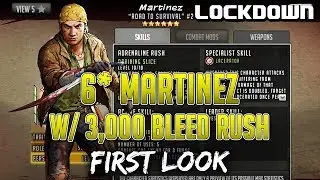 TWD RTS: 6* Martinez w/ 3,000 Bleed Rush, First Look - The Walking Dead: Road to Survival