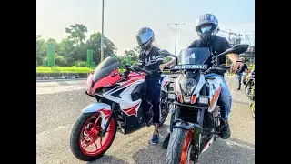 Duke 200 (No limiter) VS RS 200 - Drag Race